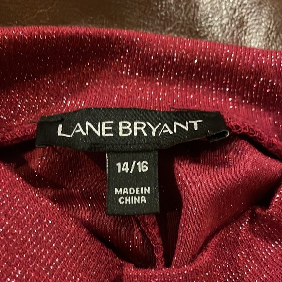 NWOT Lane Bryant holiday shimmer blouse - Picture 6 of 8
